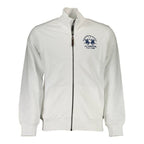 La Martina White Cotton Men's Sweatshirt - Luxury Designer | Mens Edit