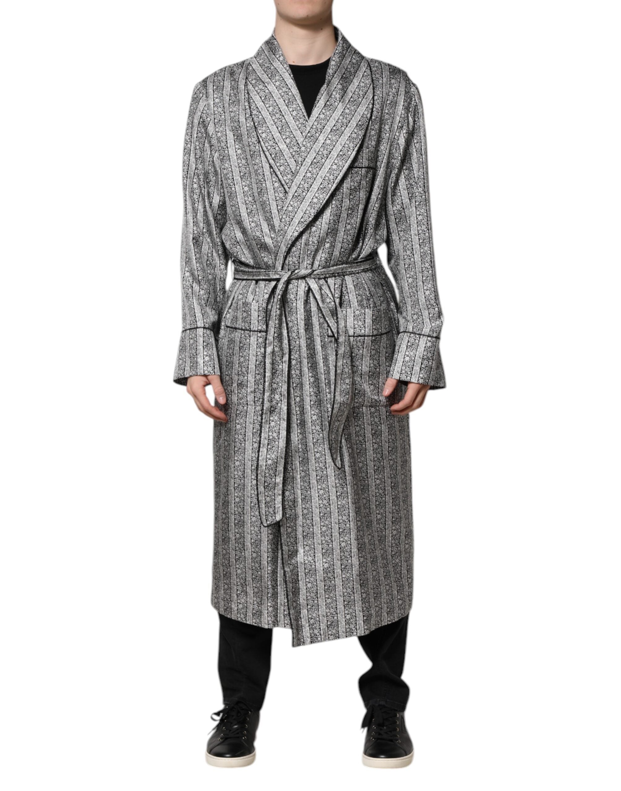 Dolce & Gabbana Floral Robe Jacket από 100% μετάξι σε Πολύχρωμο