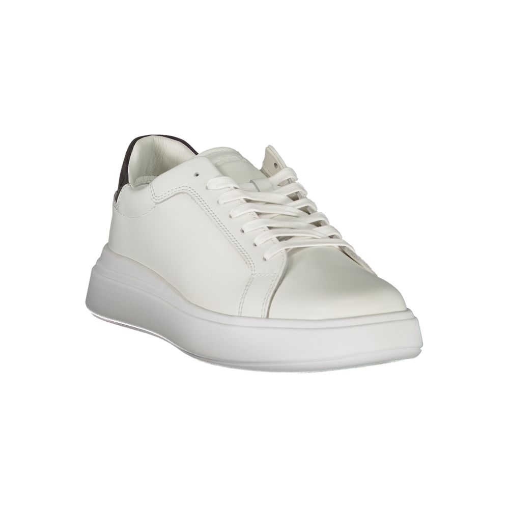 Calvin Klein Λευκό Δερμάτινο Sneaker