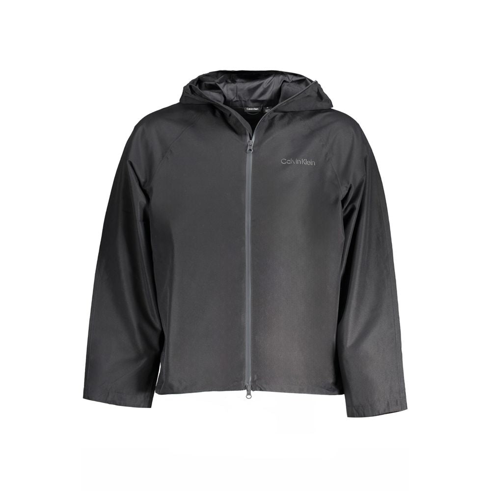 Black Polyester Men's Jacket mens luxury fashion - Mens Edit