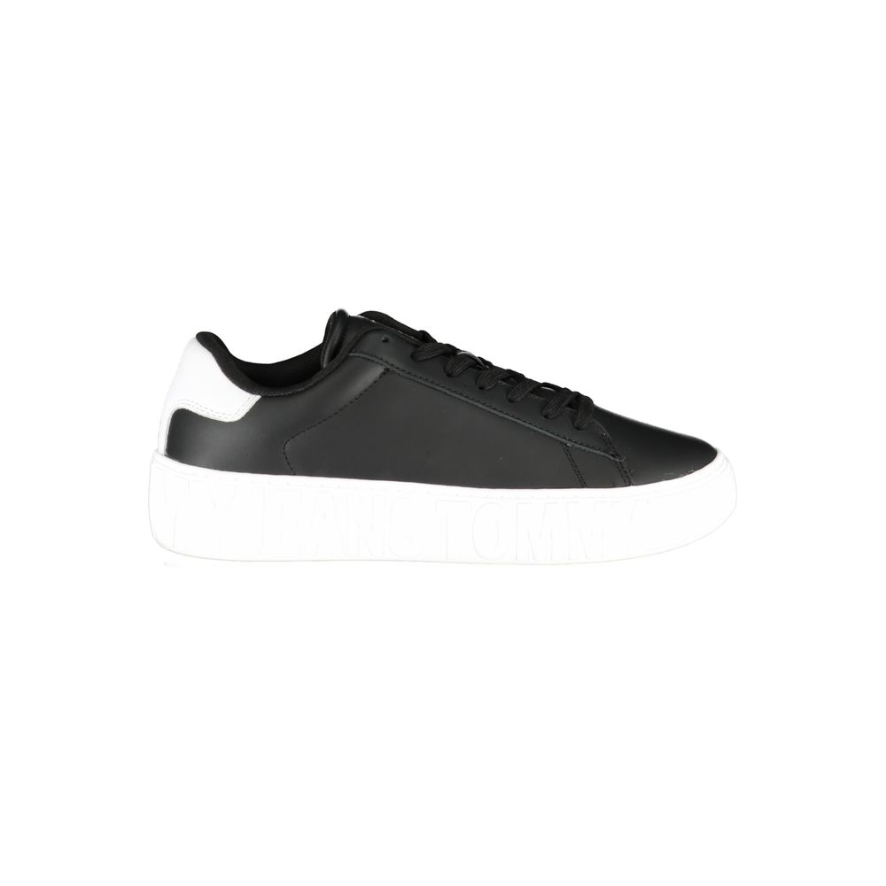 Black Polyurethane Men Sneaker mens luxury fashion - Mens Edit