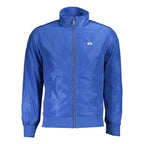 La Martina Blue Polyester Men's Emblem Logo Jacket - Designer | Mens Edit