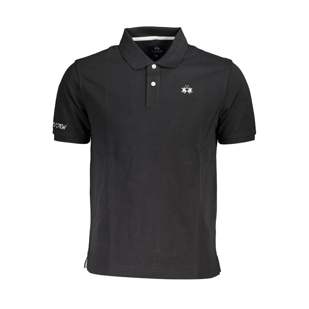 Black Cotton Men Polo Shirt mens luxury fashion - Mens Edit