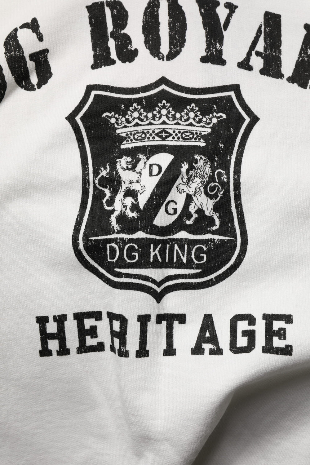 Dolce & Gabbana 100% Cotton Hooded Sweater in White