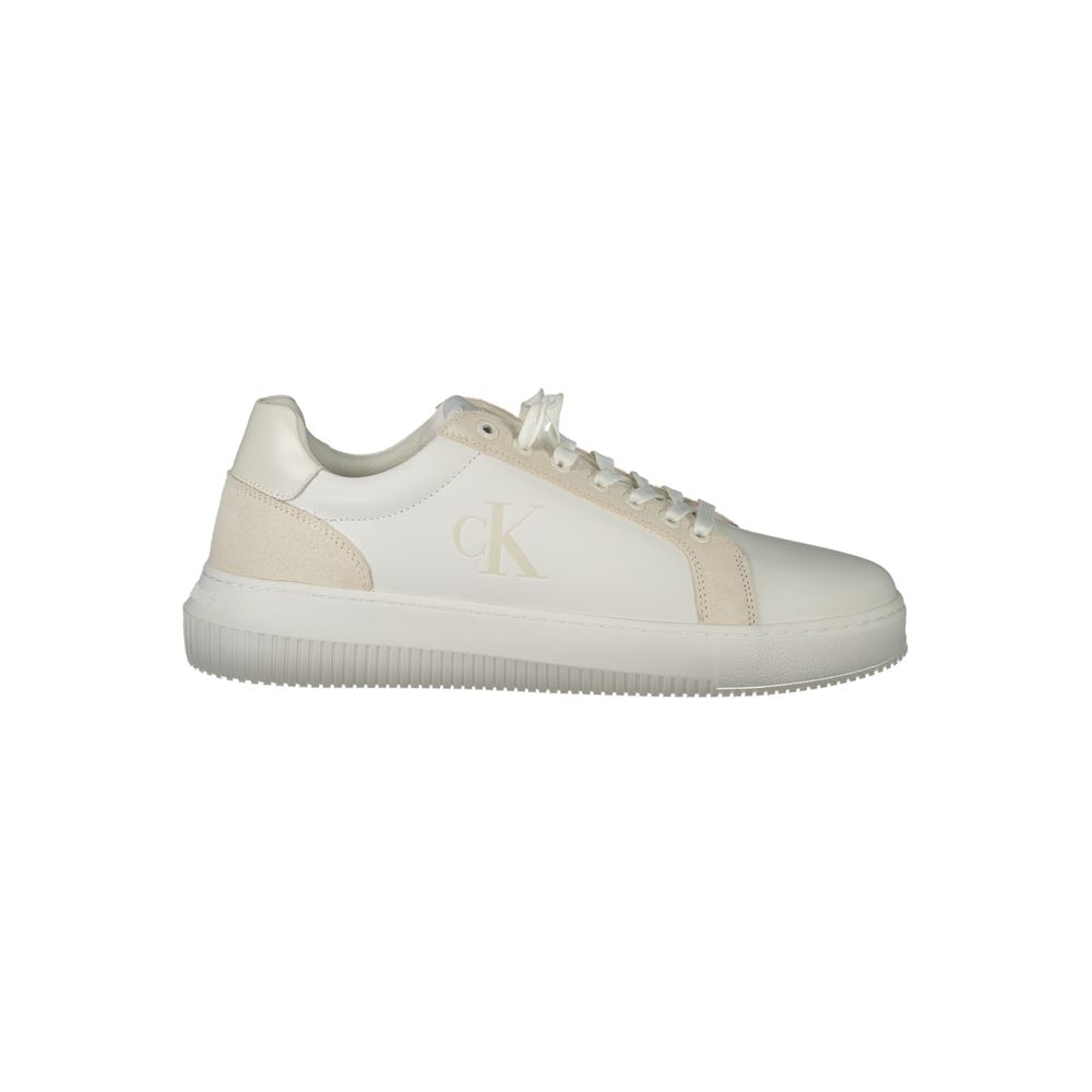 White Polyurethane Men Sneaker mens luxury fashion - Mens Edit