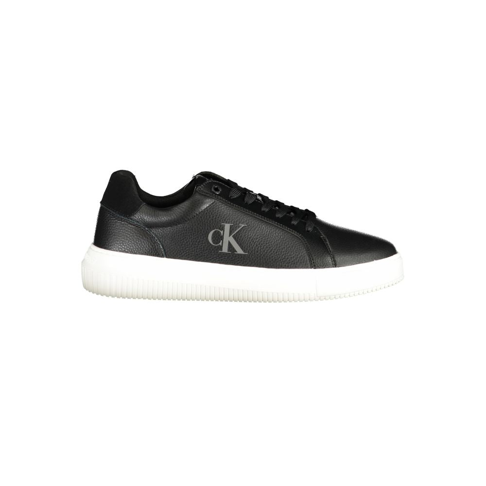Black Polyurethane Men Sneaker mens luxury fashion - Mens Edit