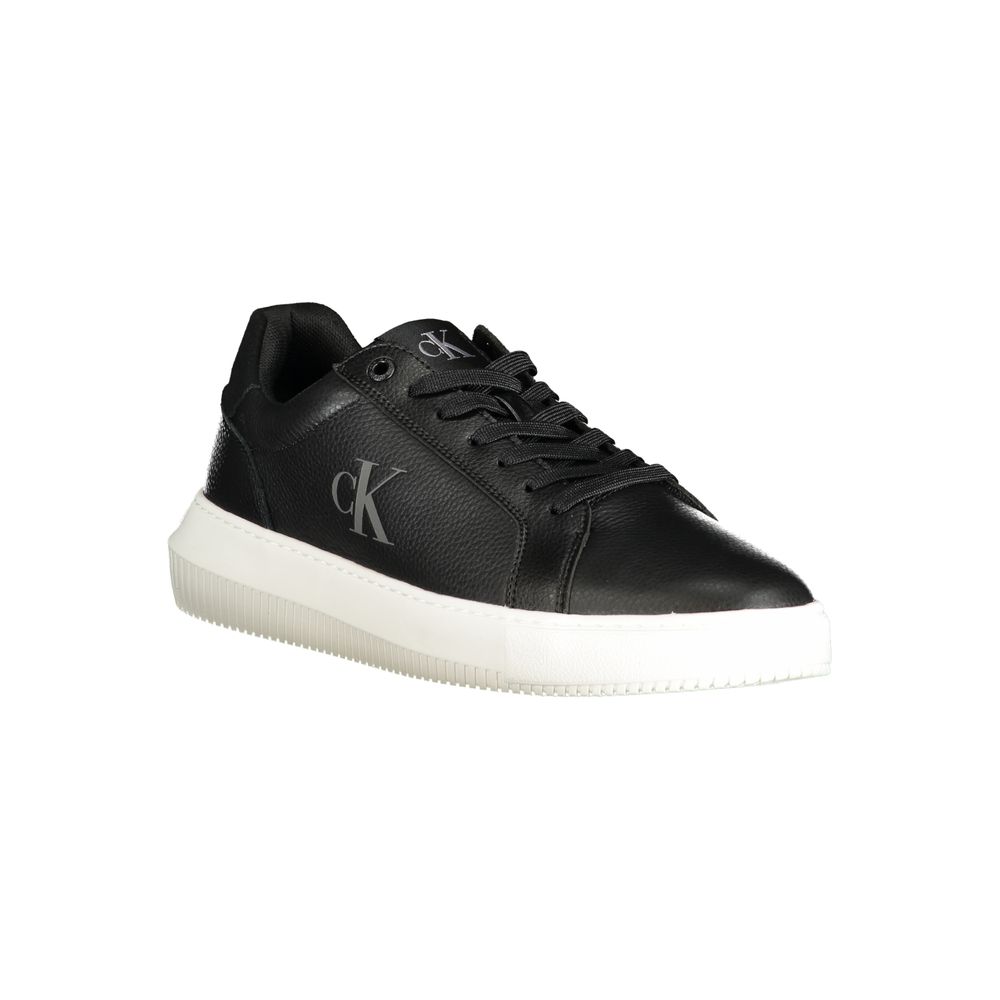 Calvin Klein Black Polyurethane Sneaker