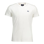 La Martina White Cotton Men's Logo T-Shirt - Designer Fashion | Mens Edit