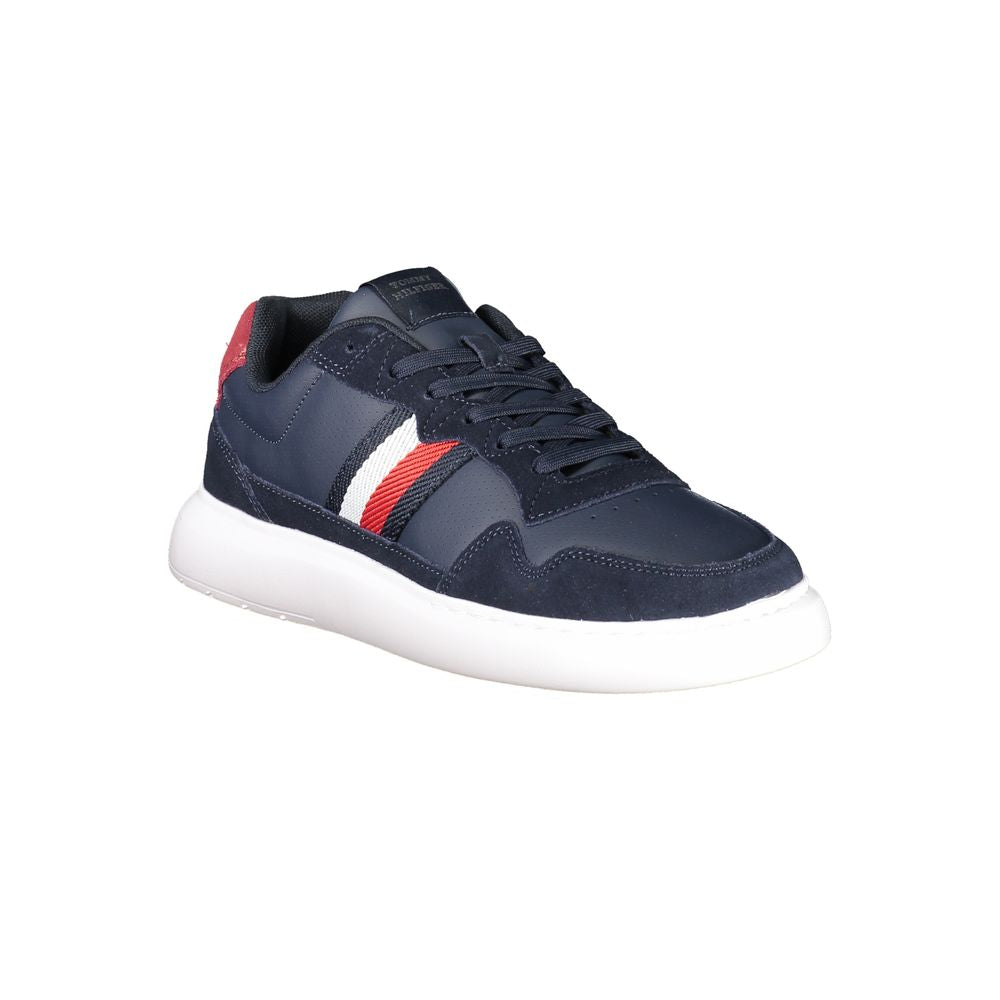 Tommy Hilfiger Μπλε Πολυουρεθανικό Αθλητικό Παπούτσι