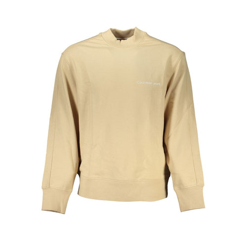 Beige Cotton Men's Sweatshirt mens luxury fashion - Mens Edit