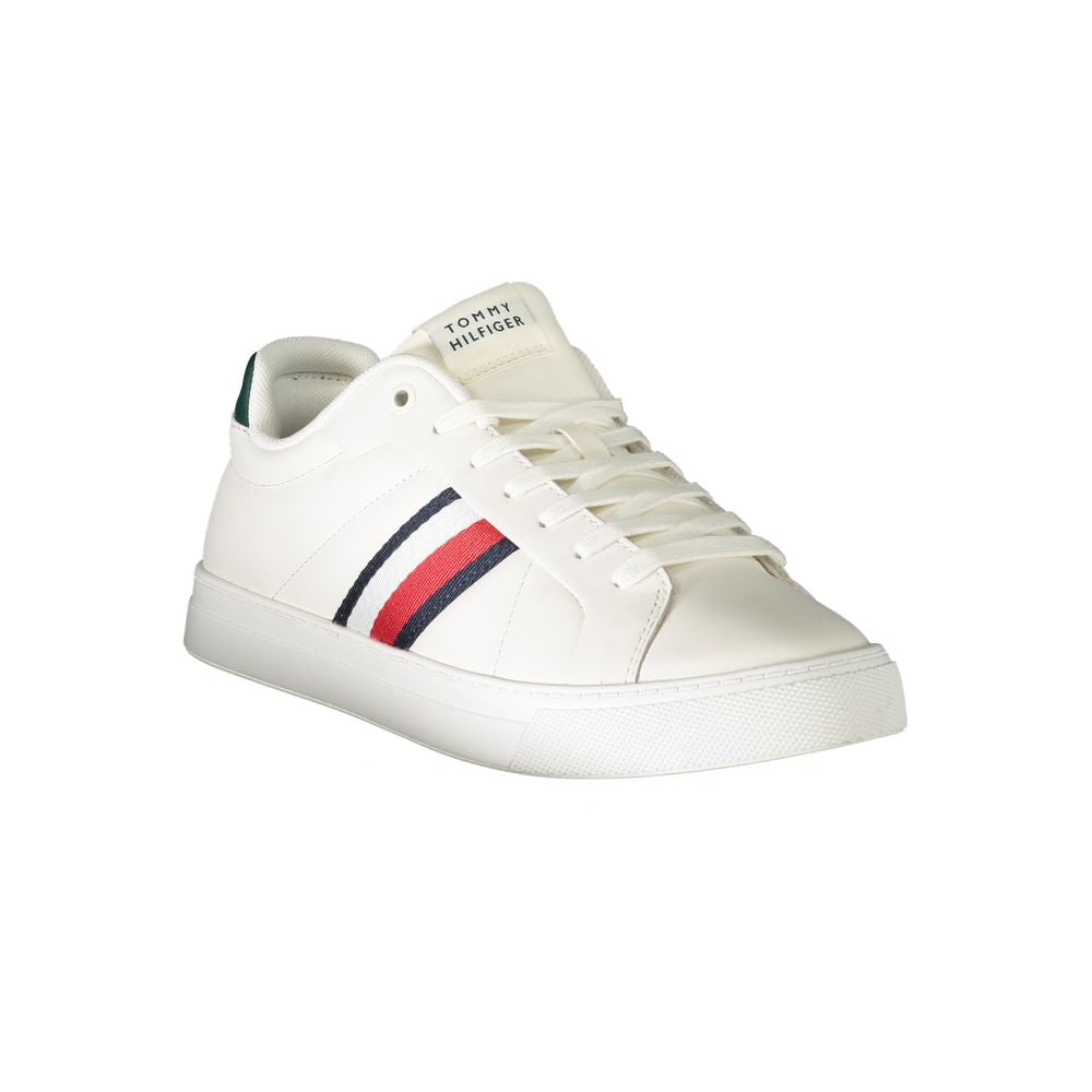 Tommy Hilfiger Λευκό Δερμάτινο Sneaker