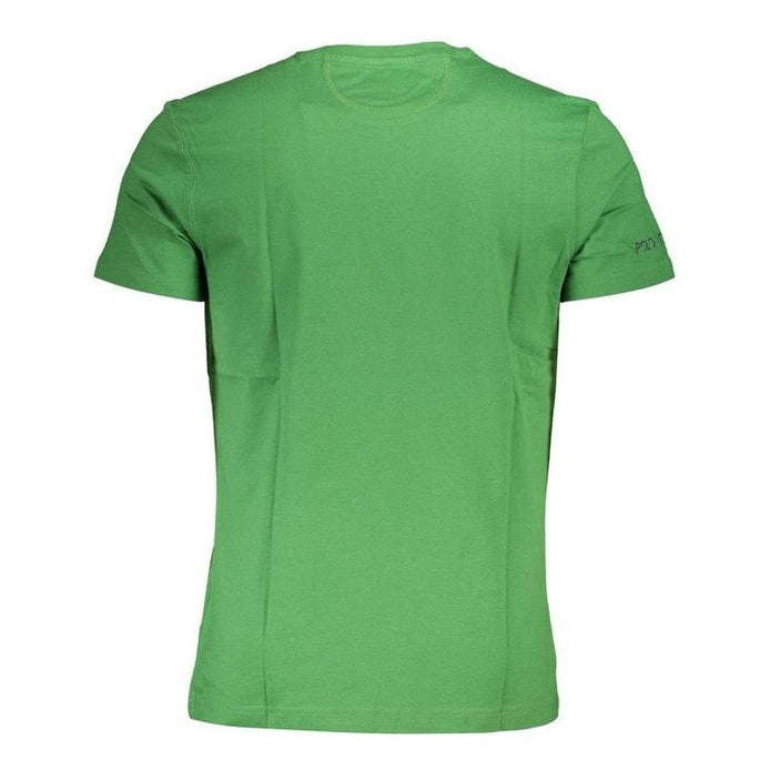 La Martina Organic Cotton Crew-Neck T-Shirt in Green