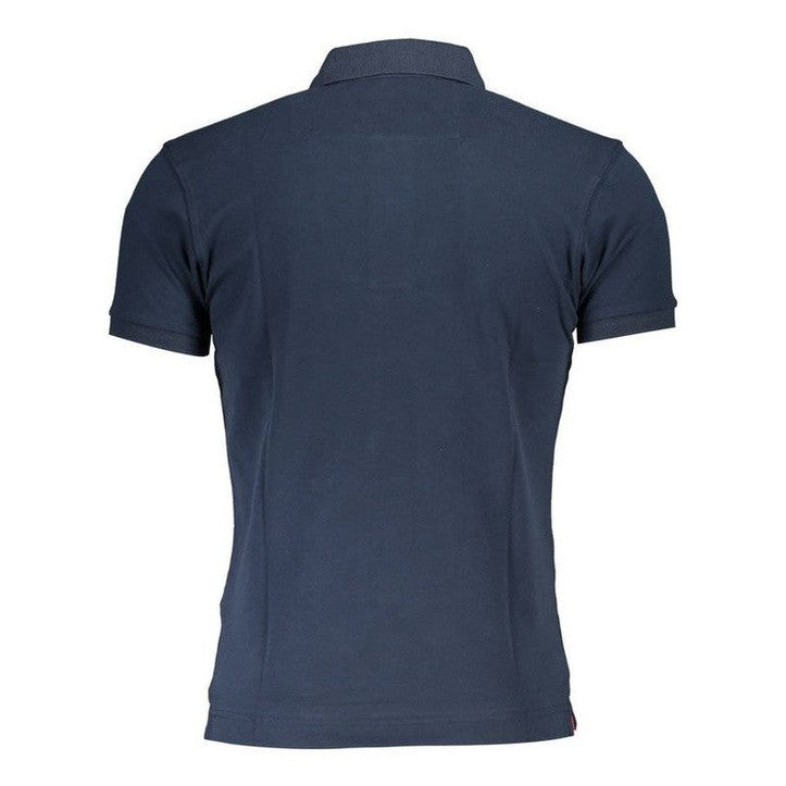 La Martina Cotton Jersey Polo Shirt in Blue