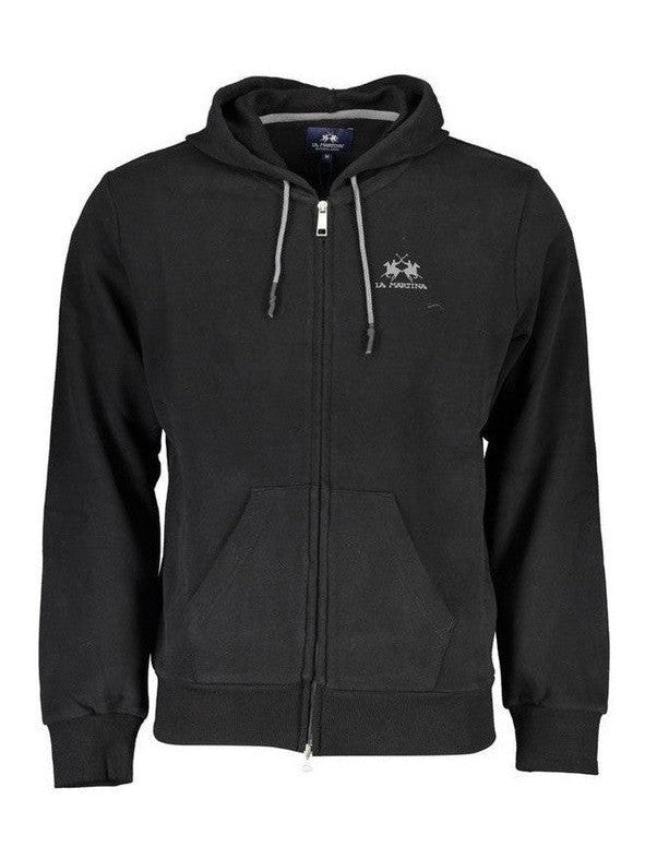 La Martina Hoodie Brushed Cotton Ribbed