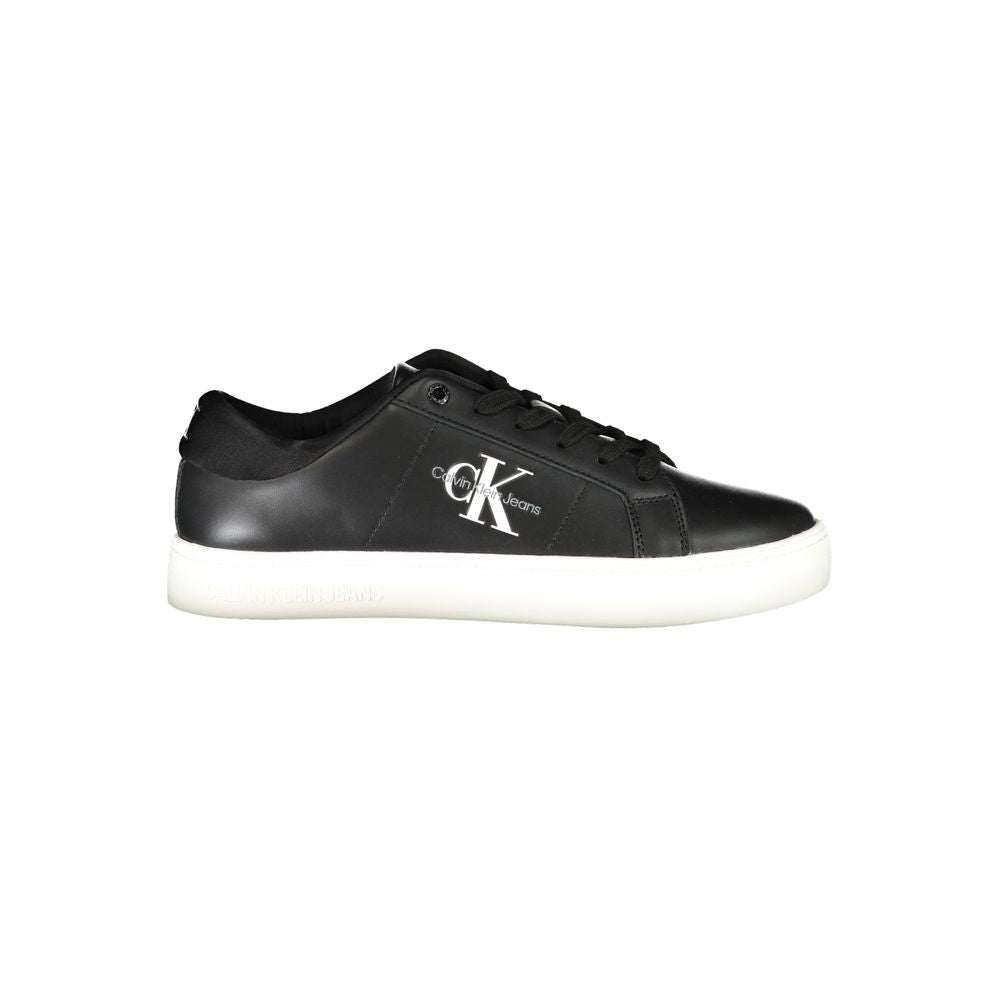 Black Polyurethane Men's Sneaker mens luxury fashion - Mens Edit