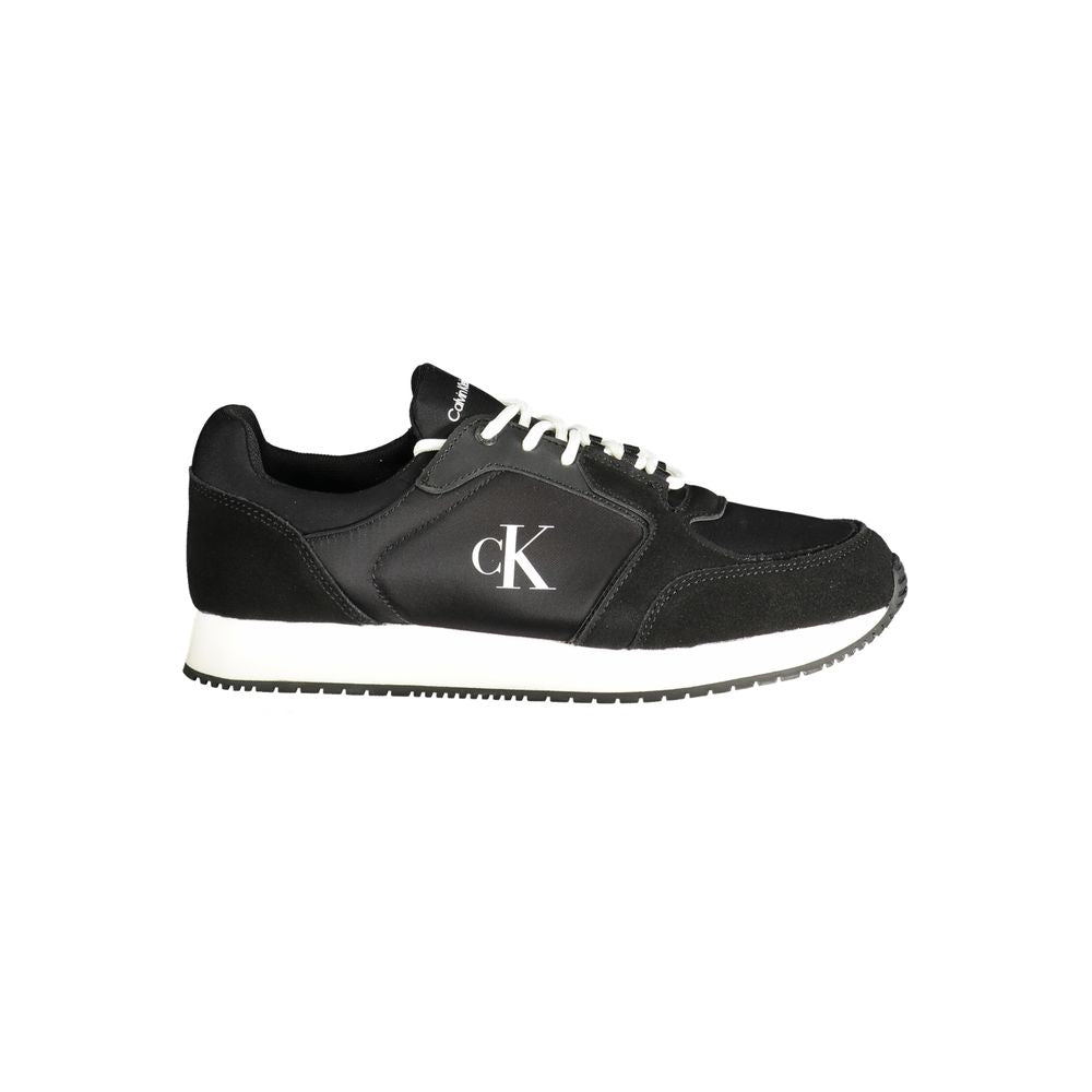 Black Polyurethane Men's Sneaker mens luxury fashion - Mens Edit