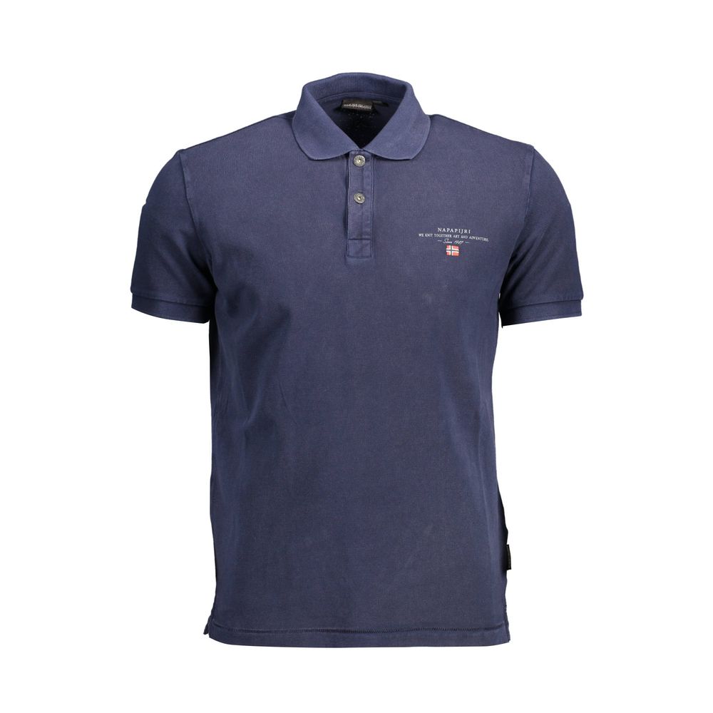 Napapijri Μπλε Βαμβακερό Polo
