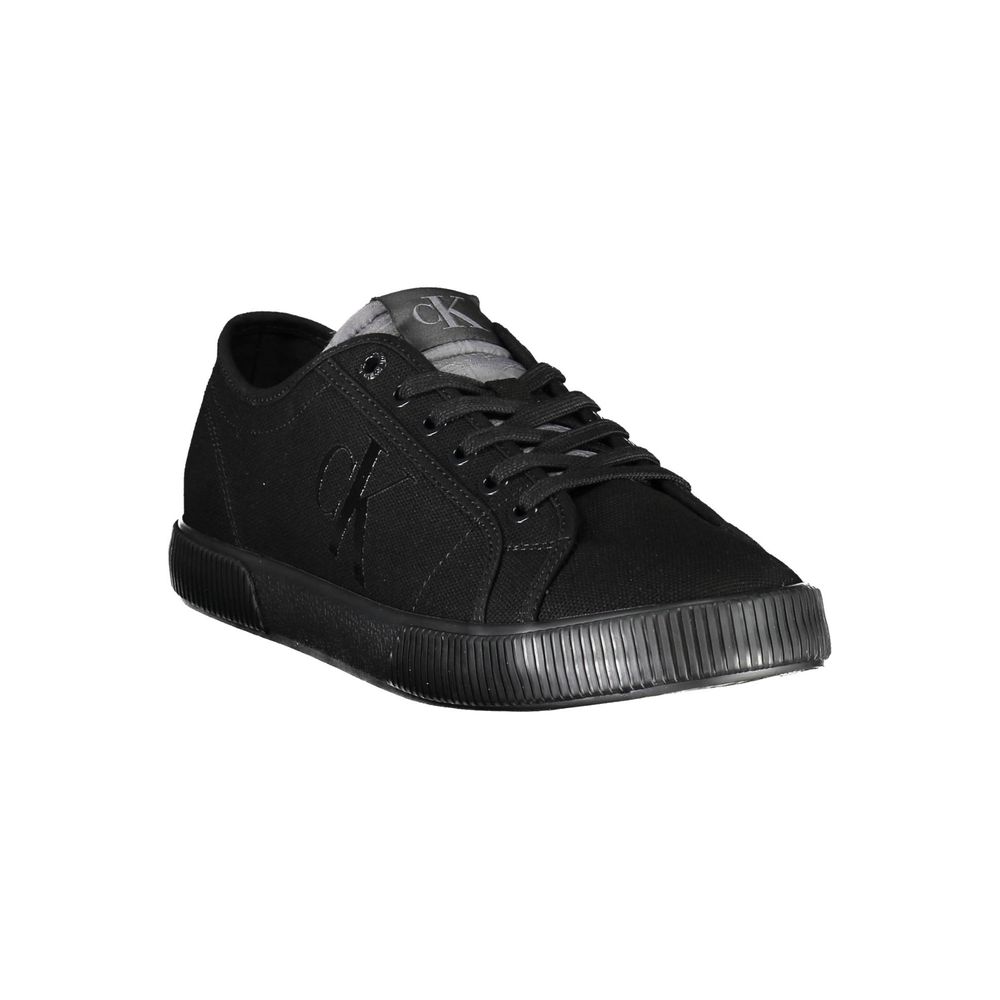 Calvin Klein Βαμβακερό Ανδρικό Sneaker Μαύρο