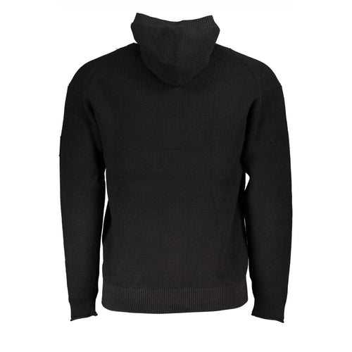 Calvin Klein Cotton Hooded Half Zip Sweater