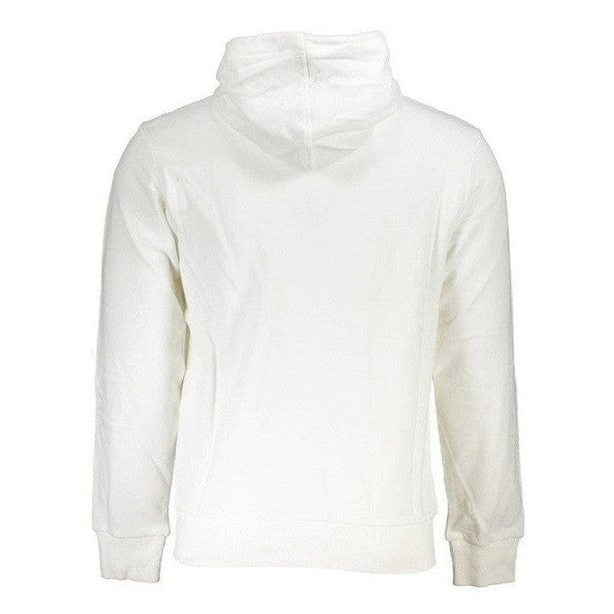 La Martina Brushed Cotton Hoodie in White