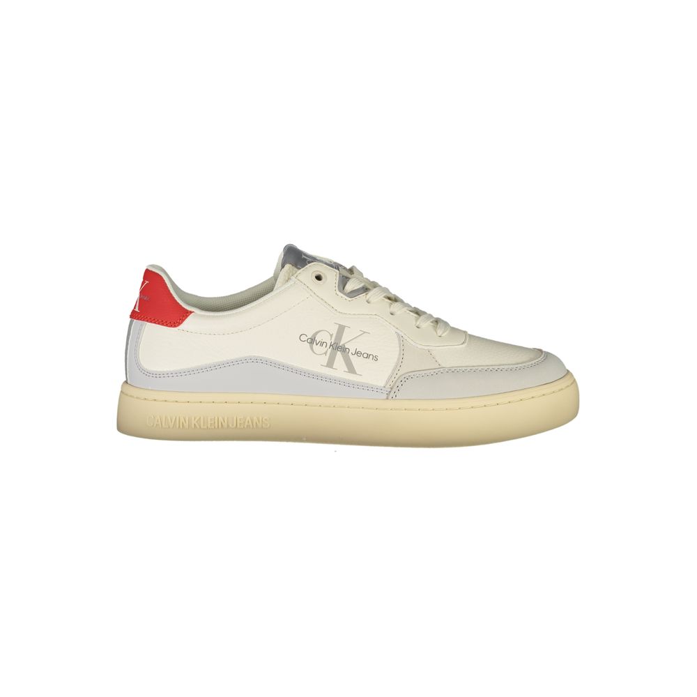 White Polyurethane Men Sneaker mens luxury fashion - Mens Edit