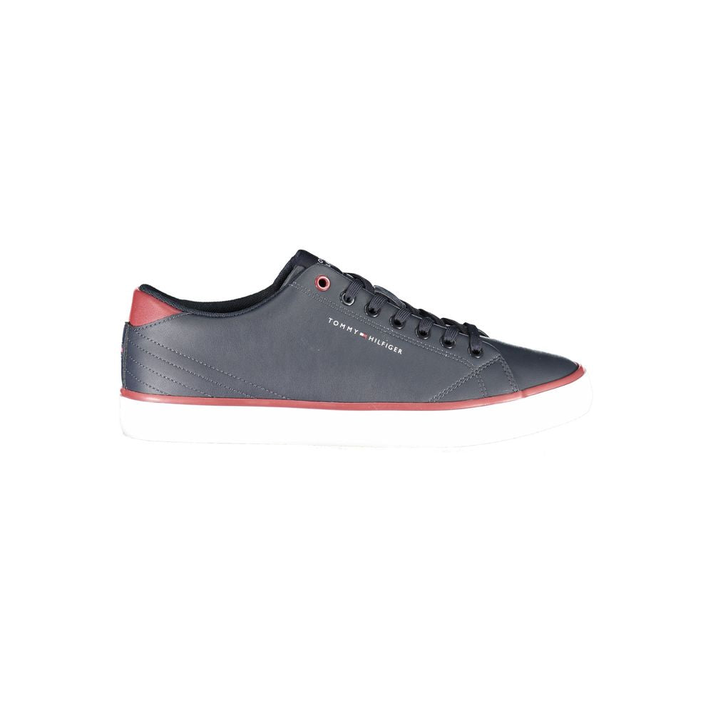 Blue Polyurethane Men Sneaker mens luxury fashion - Mens Edit