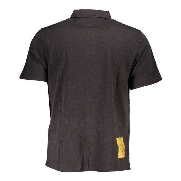 La Martina Organic Cotton Polo Shirt in Black