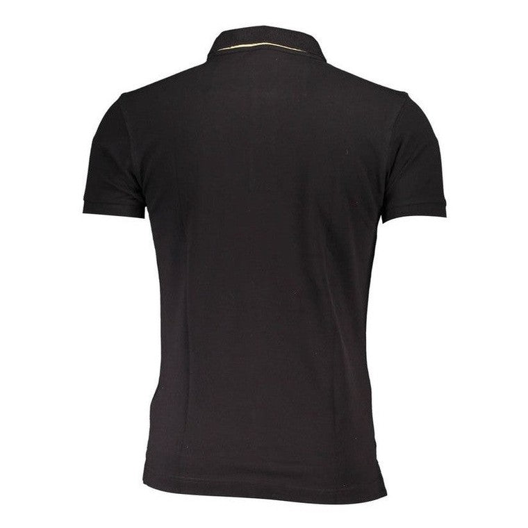 La Martina Cotton Polo Shirt in Black
