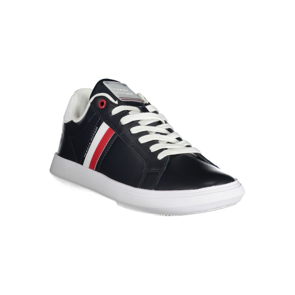 Tommy Hilfiger Δερμάτινο Αθλητικό Παπούτσι Μπλε