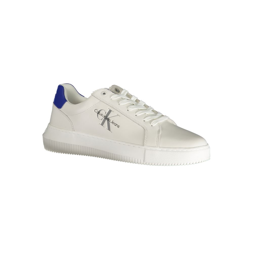 Calvin Klein Λευκό Δερμάτινο Sneaker