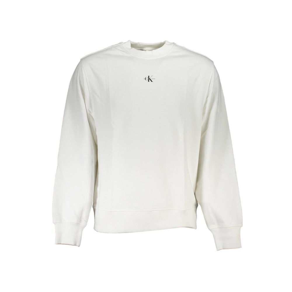 White Cotton Men's Sweatshirt mens luxury fashion - Mens Edit