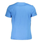 La Martina Blue Graphic Cotton T-Shirt