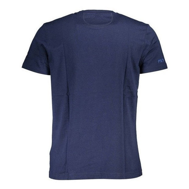 La Martina Blue Cotton T-Shirt Regular Fit