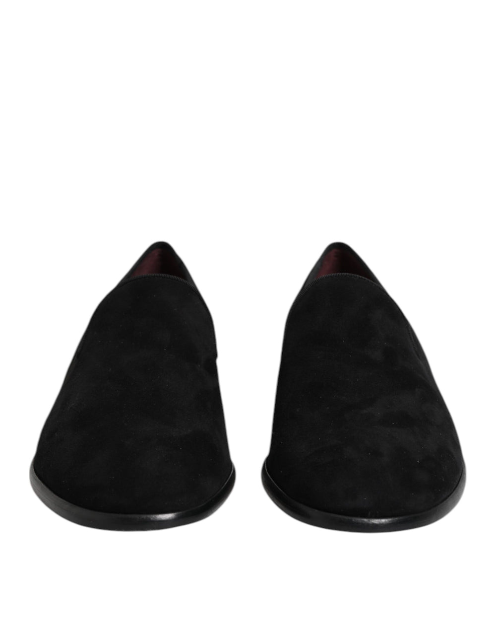 Dolce & Gabbana Suede Slip-On Loafers in Black