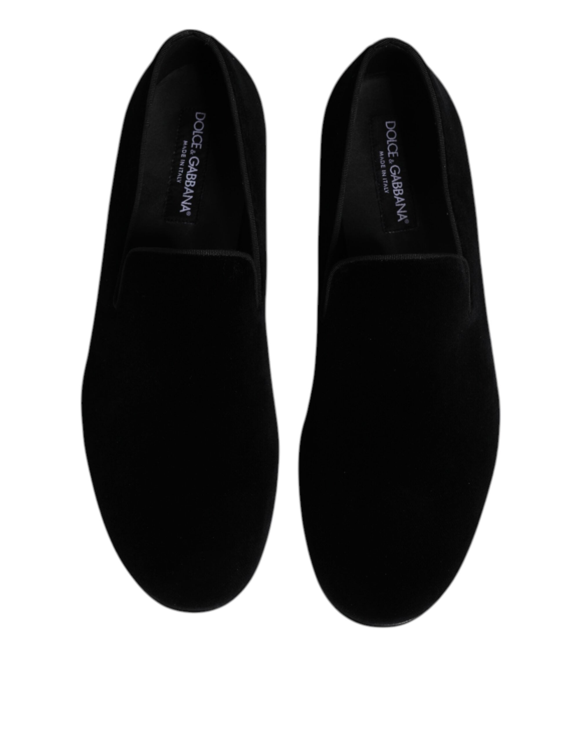 Dolce & Gabbana Loafers από Βελούδο σε Μαύρο