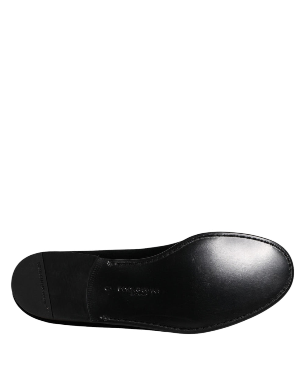 Dolce & Gabbana Velvet Slip-On Loafers in Black