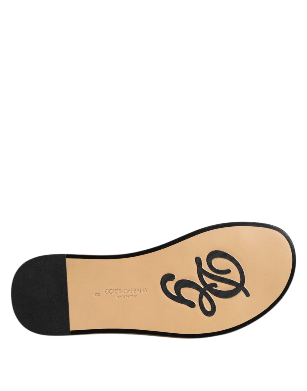 Dolce & Gabbana Braided Raffia Slides in Black