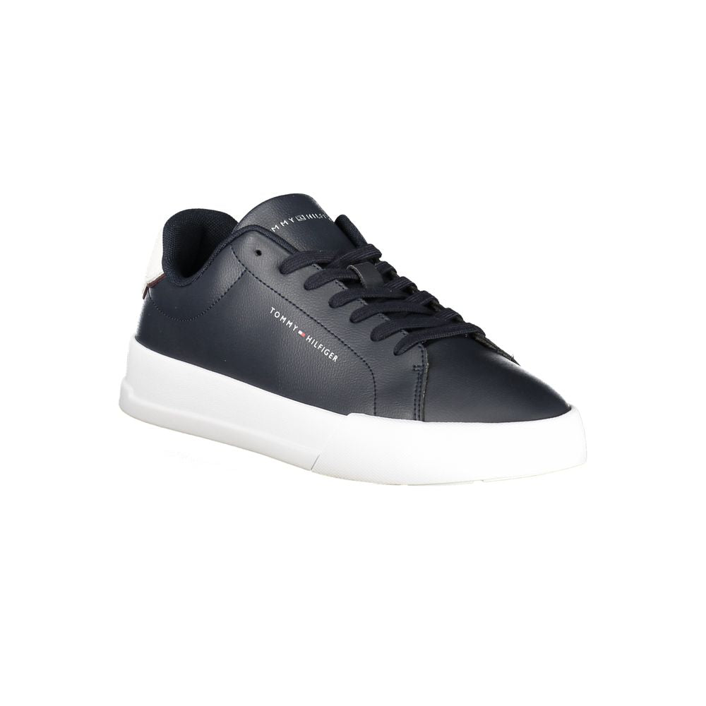 Tommy Hilfiger Δερμάτινο Sneaker Μπλε