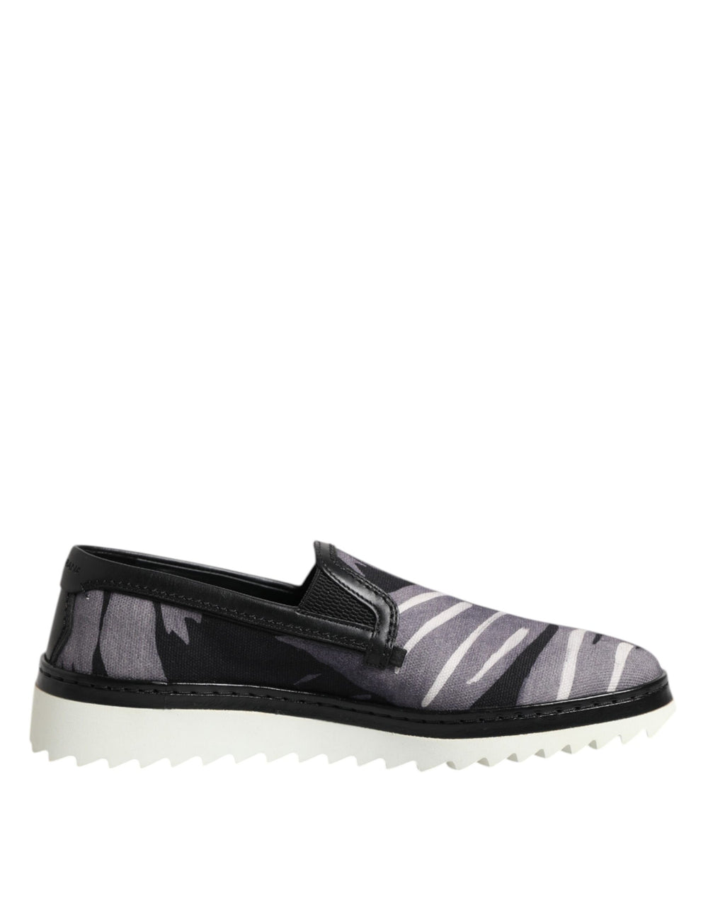 Dolce & Gabbana Tropical Slip-On Sneakers in Black