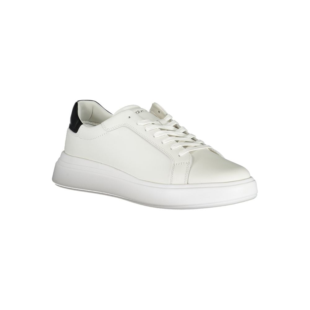 Calvin Klein Λευκά Sneakers με Διακριτικές Λεπτομέρειες