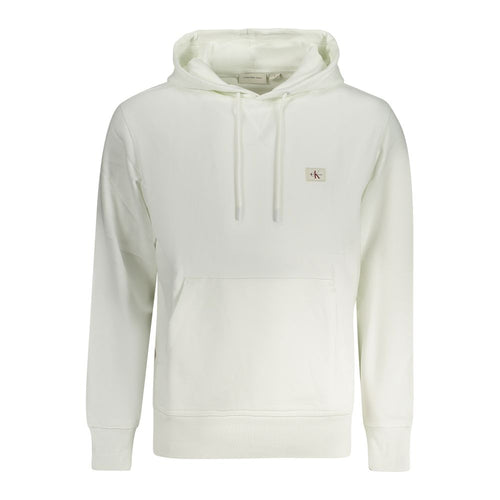 White Cotton Men's Hooded Sweatshirt mens luxury fashion - Mens Edit
