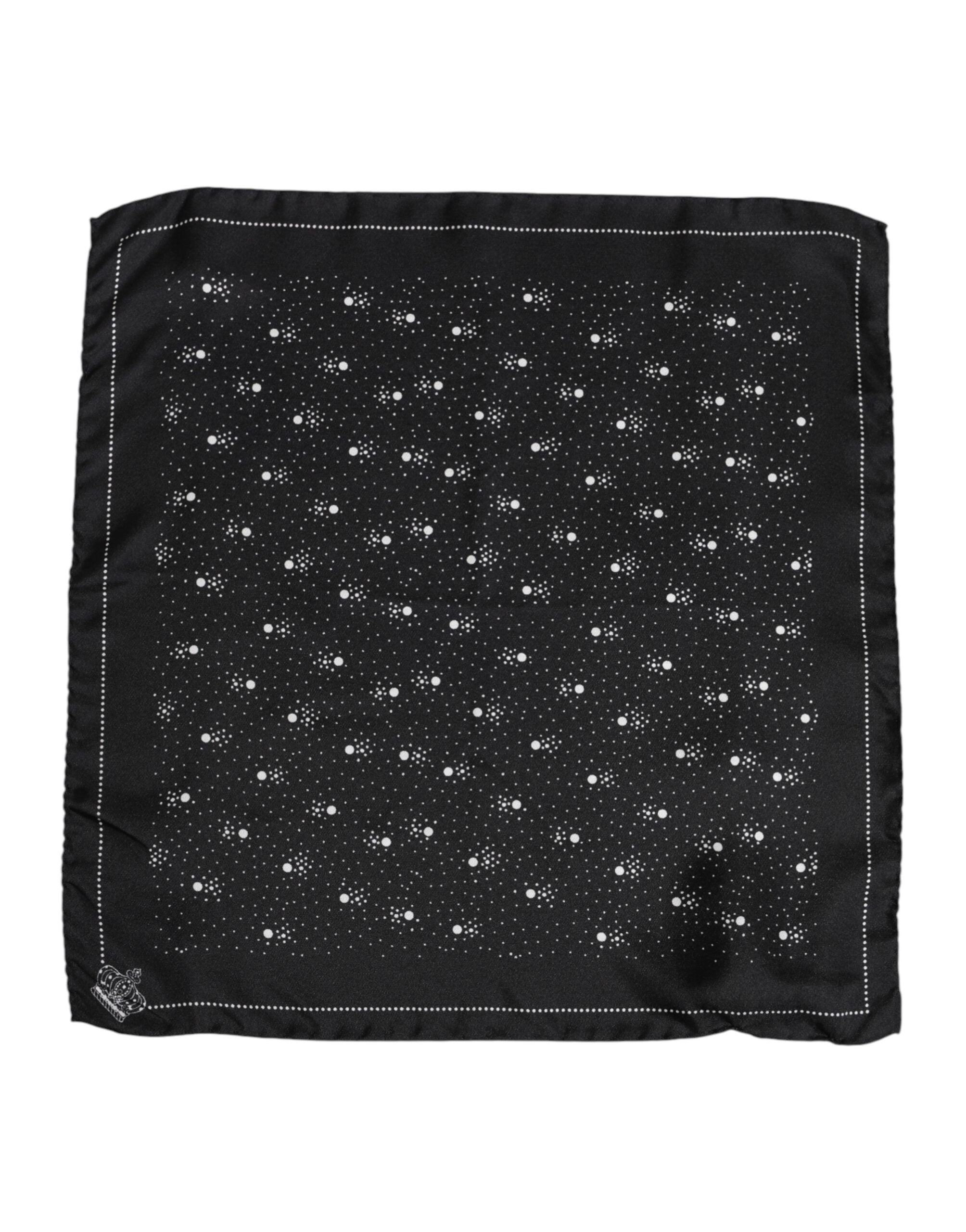 Black White Printed Square Men Foulard Scarf mens luxury fashion - Mens Edit