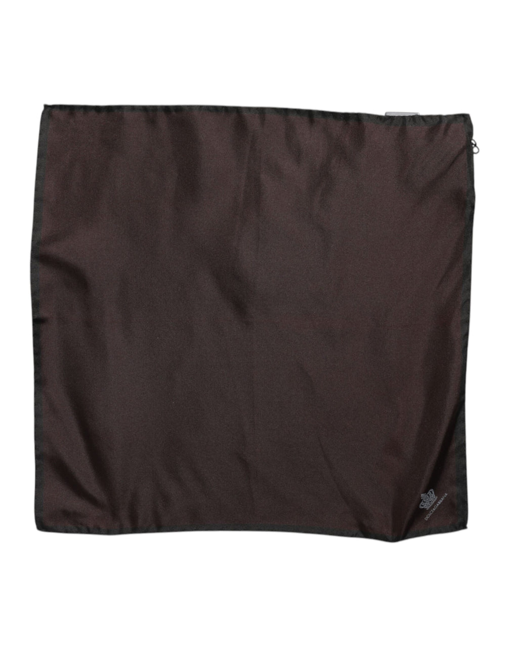 Dolce & Gabbana 100% Silk Square Foulard in Brown