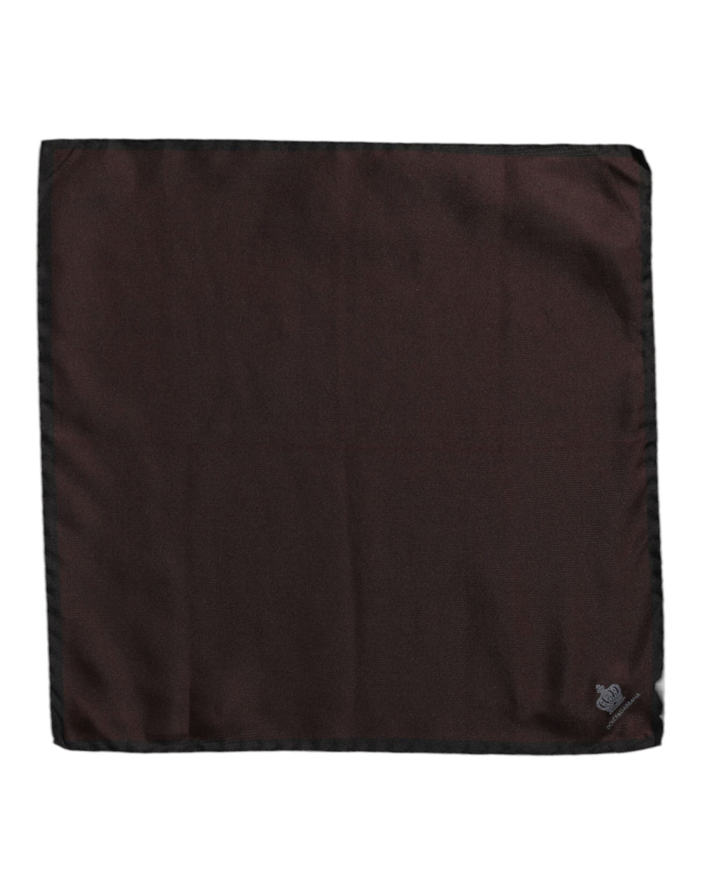Dolce & Gabbana 100% Silk Square Foulard in Brown