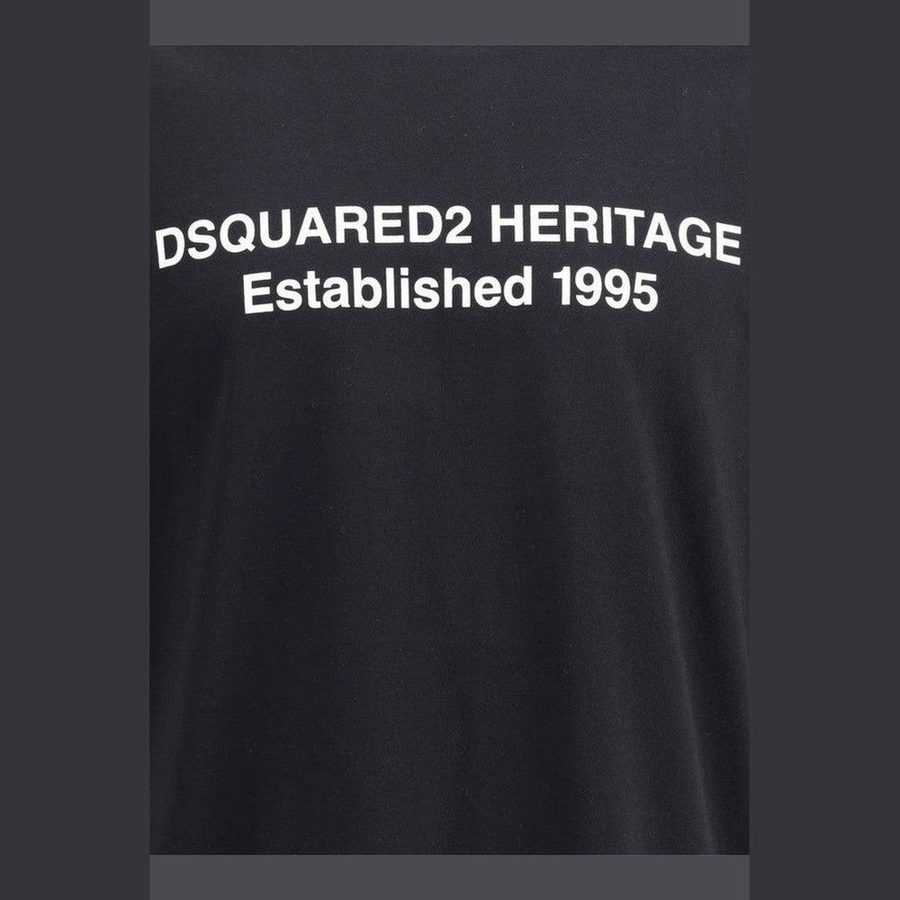 Dsquared² Βαμβακερό T-Shirt σε Μαύρο