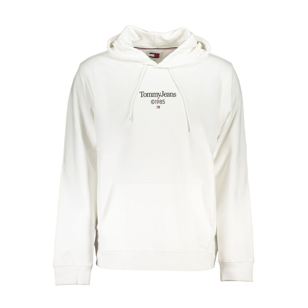 White Cotton Men's Sweatshirt with Hood mens luxury fashion - Mens Edit