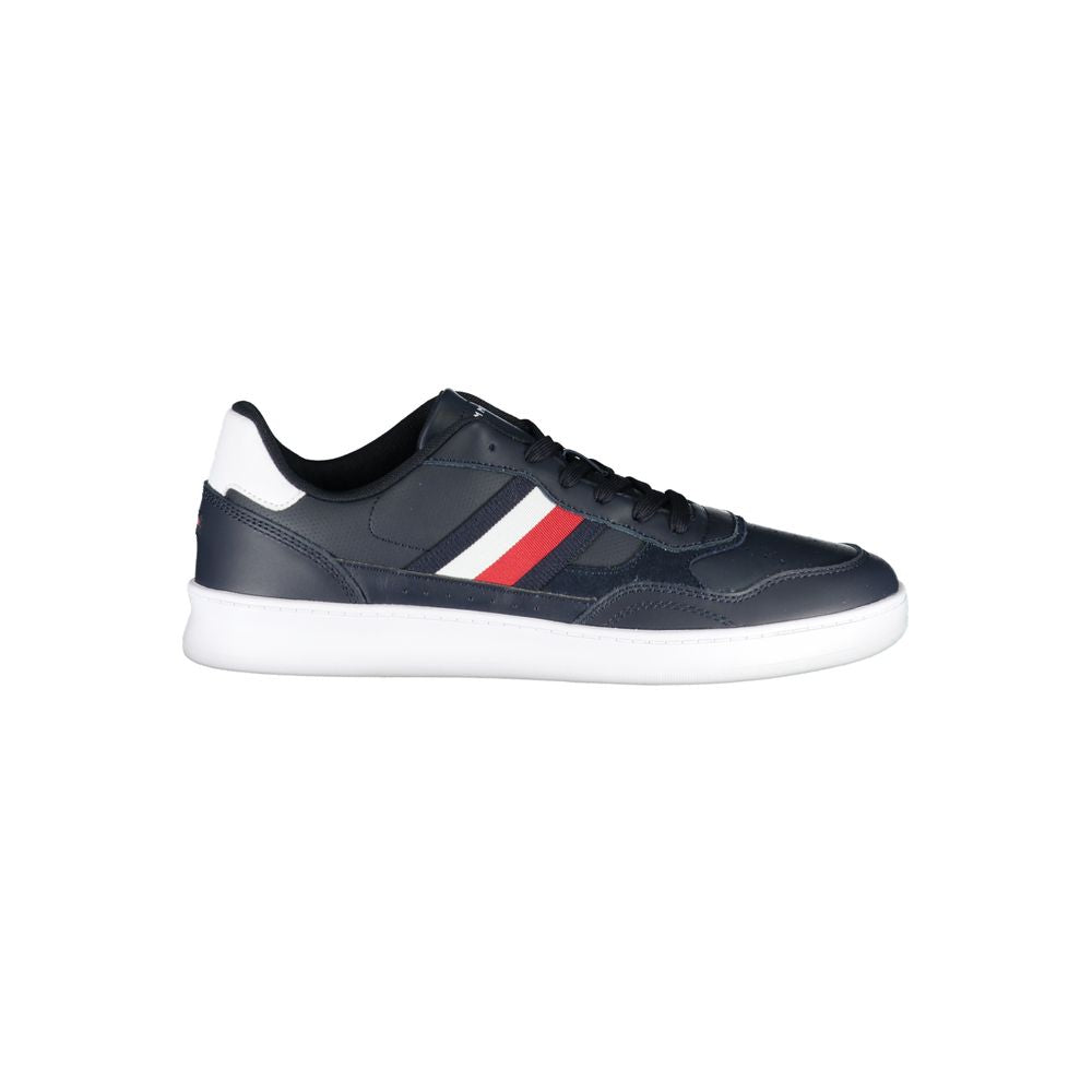 Blue Polyurethane Men Sneaker mens luxury fashion - Mens Edit