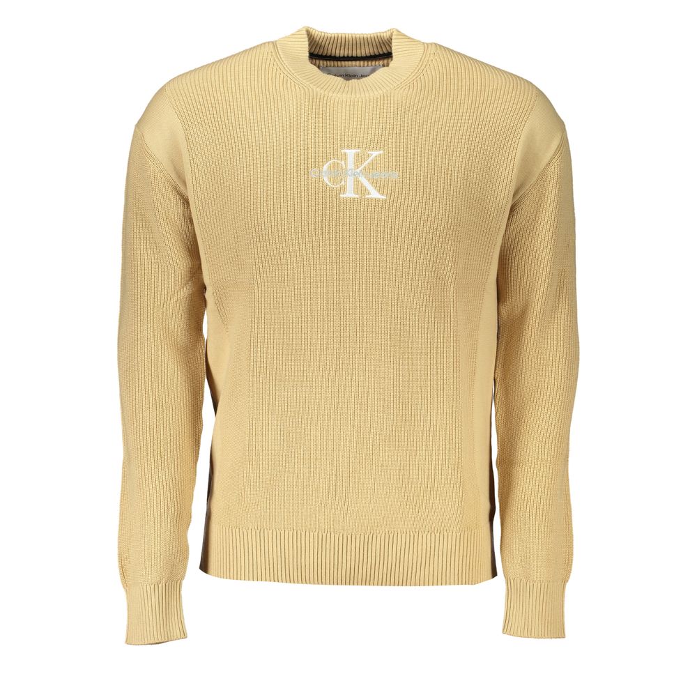 Beige Cotton Men Sweater mens luxury fashion - Mens Edit