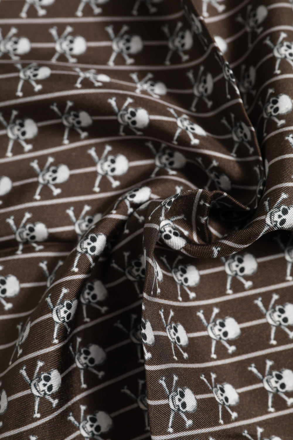 Dolce & Gabbana 100% Silk Square Foulard in Brown