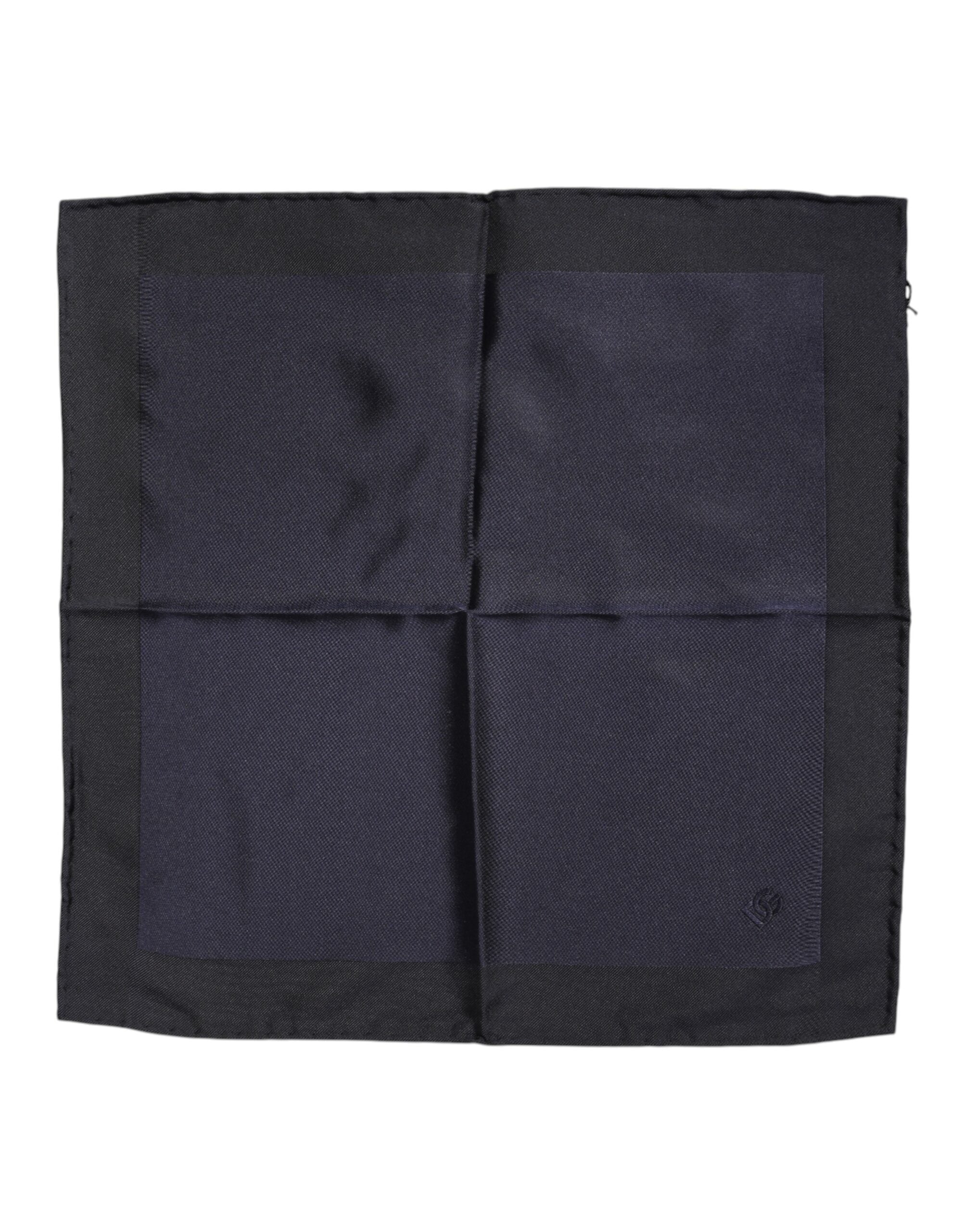 Dolce & Gabbana Pocket Square από 100% μετάξι σε Σκούρο Μπλε